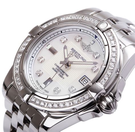 women's breitling watch|breitling women's watch with diamonds.